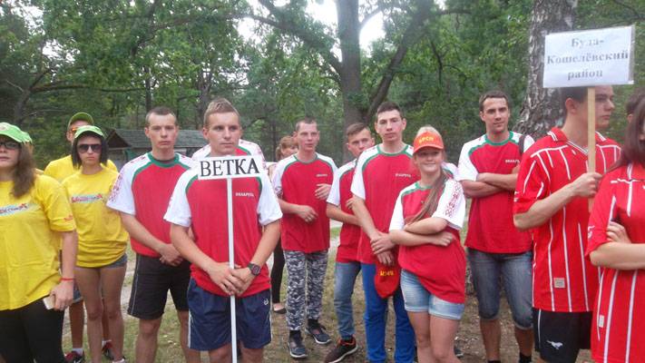 turslet-1 Команда подростков Ветковского района  приняла участие в областном туристическом слёте